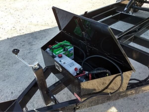 7×16 Hydraulic Dump Trailer with 3ft Sides (2) 7K Axles - Image 9