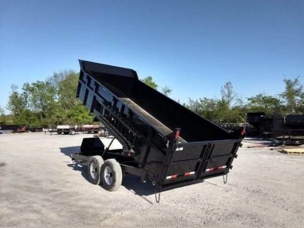 7×16 Hydraulic Dump Trailer with 3ft Sides (2) 7K Axles - Image 12