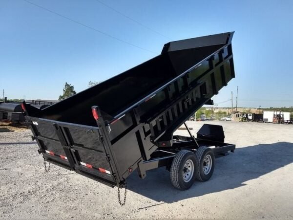 7×16 Hydraulic Dump Trailer with 3ft Sides (2) 7K Axles - Image 14
