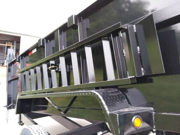 Gooseneck Dump Trailer 7′ X 16′ Hydraulic 3 ft Sides Mulch - Image 19