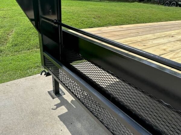 8.5×25 IBeam Gooseneck Deckover Trailer (2) 7K Axles King Kong Ramps - Image 10