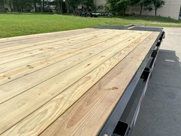 8.5×25 IBeam Gooseneck Deckover Trailer (2) 7K Axles King Kong Ramps - Image 13