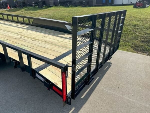 7×20 Heavy Duty Dovetail Utility Trailer (2) 5,200lb Axles with Brakes