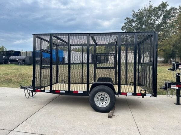 6.4×12 Straight Deck Aluminum Can Recycle Utility Trailer 3,500lb Axle with Brakes - Image 2