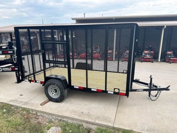 6.4×12 Straight Deck Aluminum Can Recycle Utility Trailer 3,500lb Axle with Brakes - Image 4