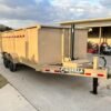 7×16 Gorilla Tan Telescopic IBeam Dump Trailer 4ft Sides (2) 7K Axles - Image 8
