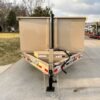 7×16 Gorilla Tan Telescopic IBeam Dump Trailer 4ft Sides (2) 7K Axles - Image 9