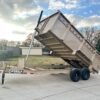 7×16 Gorilla Tan Telescopic IBeam Dump Trailer 4ft Sides (2) 7K Axles - Image 19