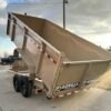 7×16 Gorilla Tan Telescopic IBeam Dump Trailer 4ft Sides (2) 7K Axles - Image 20