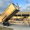 7×16 Gorilla Tan Telescopic IBeam Dump Trailer 4ft Sides (2) 7K Axles - Image 25