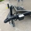 7×14 Enclosed V-Nose Trailer Silver with Ladder Racks (2) 3,500lb Axles Storage - Image 11
