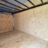 7×14 Enclosed V-Nose Trailer Silver with Ladder Racks (2) 3,500lb Axles Storage - Image 13
