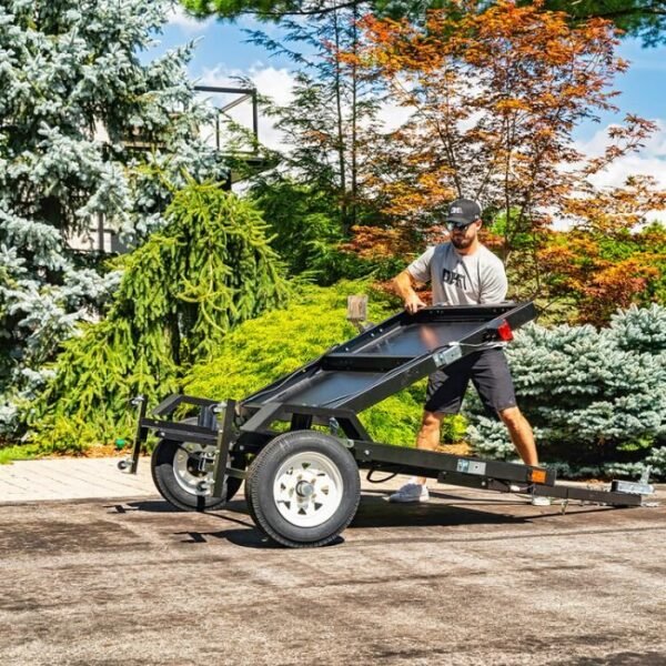 DK2 MFT4X8 4×8 Folding Trailer UV Powder Coated Steel Deck - Image 2