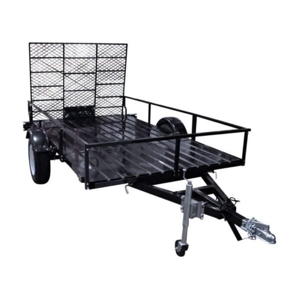 DK2 MMT6X10 6×10 Open Rail Utility Trailer with Drive-Up Gate