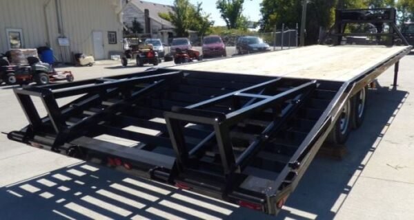Equipment Trailer 8.5′ x 25′ – Gooseneck Flatbed Car Hauler - Image 21