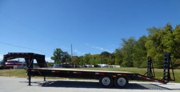 Equipment Trailer 8.5′ x 25′ – Gooseneck Flatbed Car Hauler - Image 11