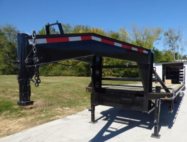 Equipment Trailer 8.5′ x 25′ – Gooseneck Flatbed Car Hauler - Image 12