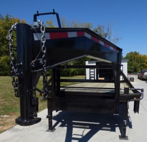 Equipment Trailer 8.5′ x 25′ – Gooseneck Flatbed Car Hauler - Image 14