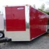 Enclosed Trailer 8.5’x24′ Red & Black Equipment Hauler Storage - Image 9
