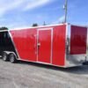 Enclosed Trailer 8.5’x24′ Red & Black Equipment Hauler Storage