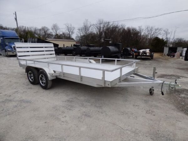 6.4′ x 16′ All Aluminum Utility Trailer Dual Axle Straight Deck - Image 14