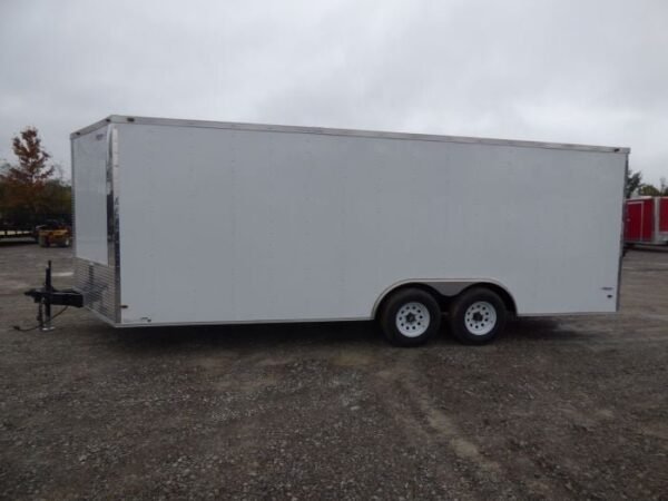 Enclosed Trailer 8.5′ x 20′ White 3500lb Axles – Cargo Hauler Storage - Image 5
