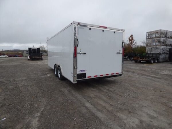 Enclosed Trailer 8.5′ x 20′ White 3500lb Axles – Cargo Hauler Storage - Image 11