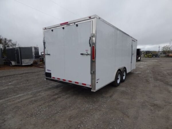 Enclosed Trailer 8.5′ x 20′ White 3500lb Axles – Cargo Hauler Storage - Image 3