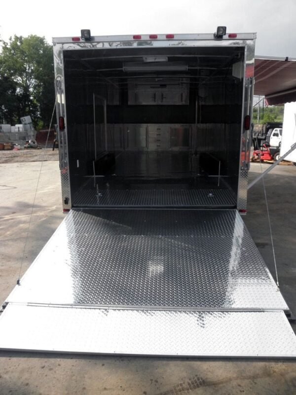 Enclosed Trailer 8.5’x24′ Red – ATV Car Bike Equipment Hauler Storage - Image 2