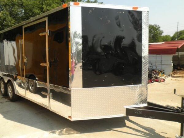 Enclosed Trailer 8.5’x20′ Black – Car Equipment Hauler Storage - Image 3