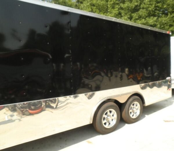 Enclosed Trailer 8.5’x20′ Black – Car Equipment Hauler Storage - Image 5