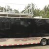 Enclosed Trailer 8.5’x28′ Black – Extended Roof Observation Deck Storage