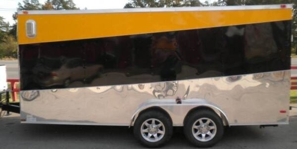 Enclosed Trailer 7’x16′ – Equipment Car Motorcycle Hauler Storage