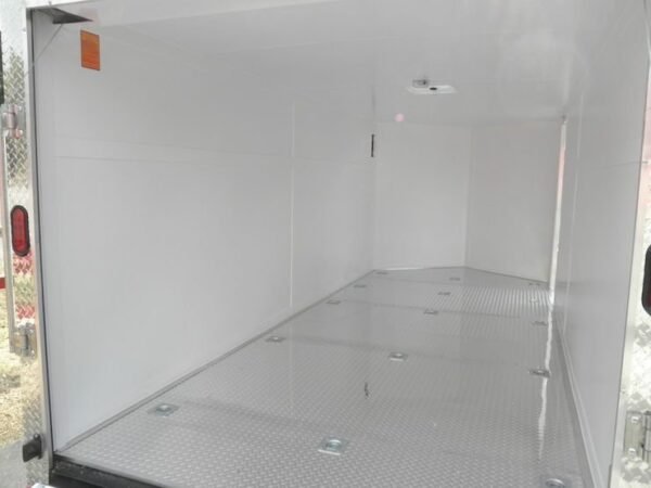 Enclosed Trailer 7’x16′ Custom Built – Motorcycle ATV Car Event (Black) Storage - Image 3