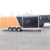 Black/Orange 8.5×36′ Goosneck Enclosed Trailer Storage - Image 7