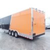 Black/Orange 8.5×36′ Goosneck Enclosed Trailer Storage - Image 3