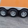 Black/Orange 8.5×36′ Goosneck Enclosed Trailer Storage - Image 11