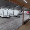 Black/Orange 8.5×36′ Goosneck Enclosed Trailer Storage