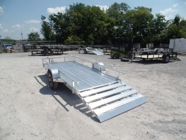 5’x12′ All Aluminum Utility Trailer Straight 3500 lb Axle