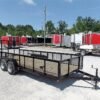 Utility Trailer 6.4 x 18 Straight Deck 2ft Mesh Sides - Image 3