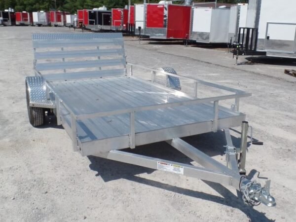 6.4’x12′ All Aluminum Straight Utility Trailer 3500 lb Axle - Image 2