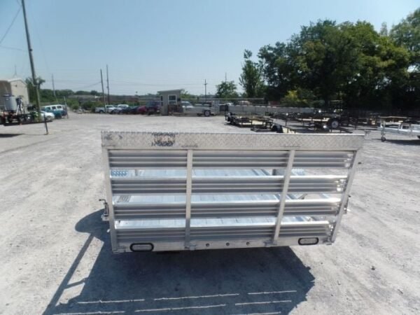 6.4’x12′ All Aluminum Straight Utility Trailer 3500 lb Axle - Image 4