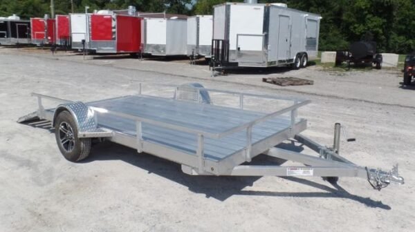 6.4’x12′ All Aluminum Straight Utility Trailer 3500 lb Axle - Image 3