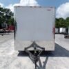 Custom Enclosed Trailer 8.5 X 24 White Storage - Image 7