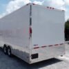 Custom Enclosed Trailer 8.5 X 24 White Storage - Image 5