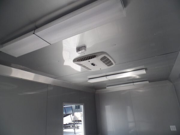 Custom Enclosed Trailer 8.5 X 24 White Storage - Image 8