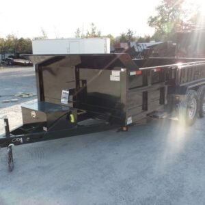 Dump Trailer 7′ X 14′ Hydraulic 2ft Sides 7,000lb Axles