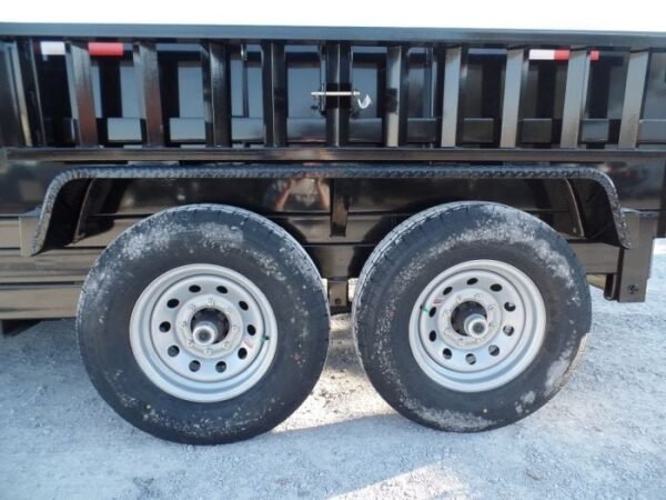 Dump Trailer 7′ X 14′ Hydraulic 2ft Sides 7,000lb Axles - Image 2