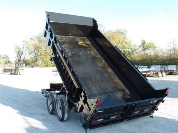 Dump Trailer 7′ X 14′ Hydraulic 2ft Sides 7,000lb Axles - Image 7