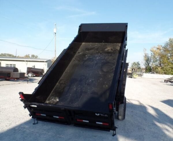 Dump Trailer 7′ X 14′ Hydraulic 2ft Sides 7,000lb Axles - Image 10